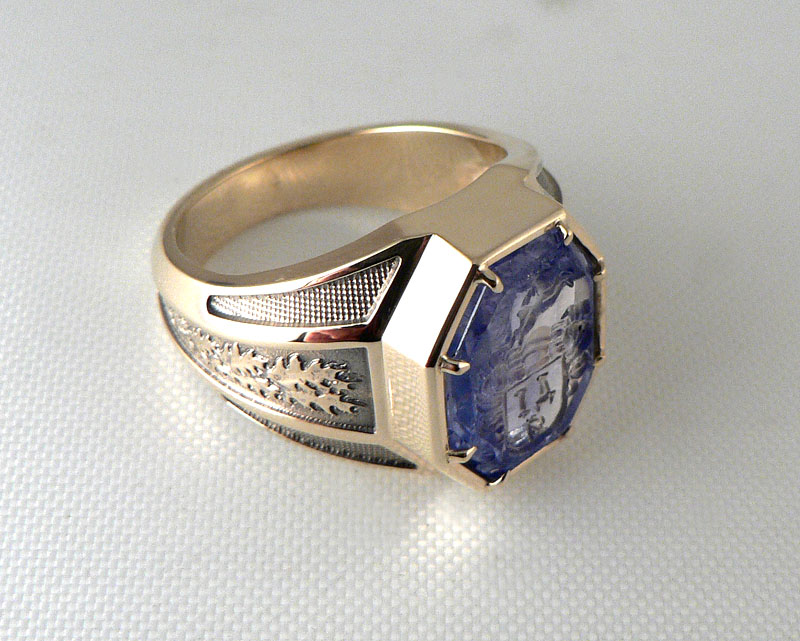 Перстень с печатью "Инталия" на заказ