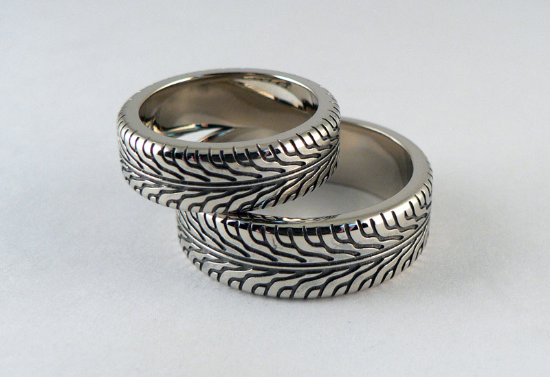 Дизайнерские обручальные кольца Шины