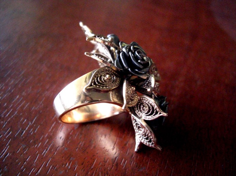 Кольцо "Роза" на заказ