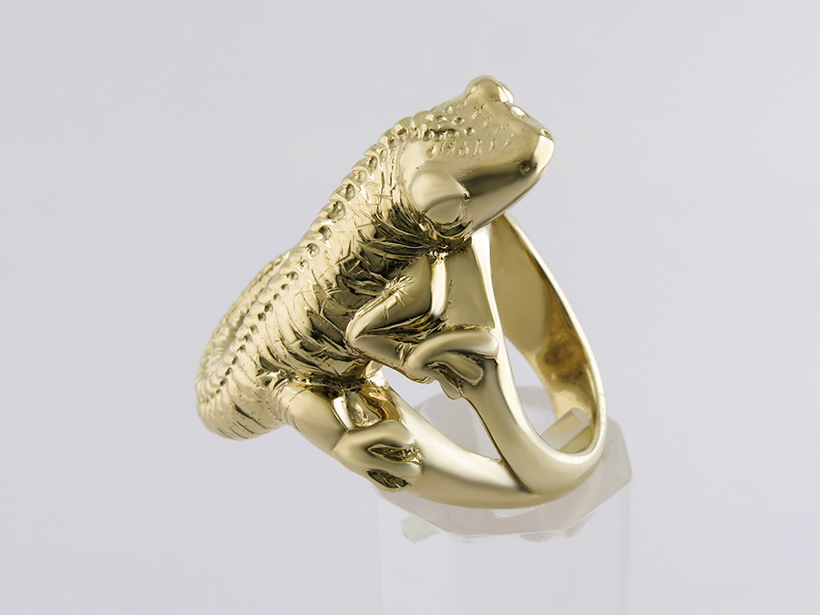 Кольцо "Тритон" из желтого золота