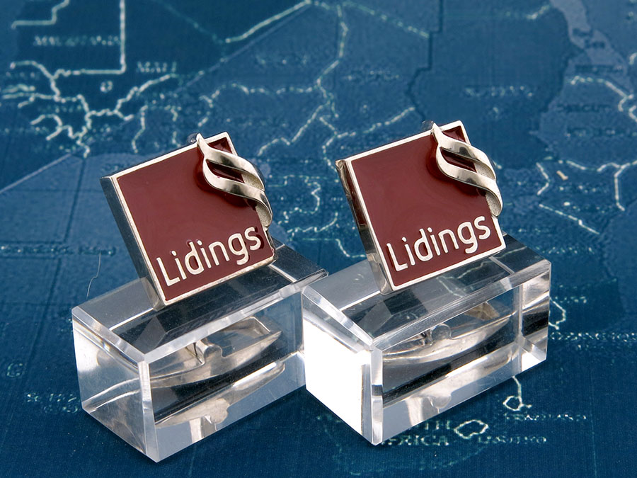 Корпоративные подарки - Запонки с логотипом "Lidings".