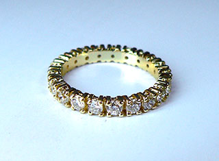 Обручальные бриллиантовое кольцо на заказ