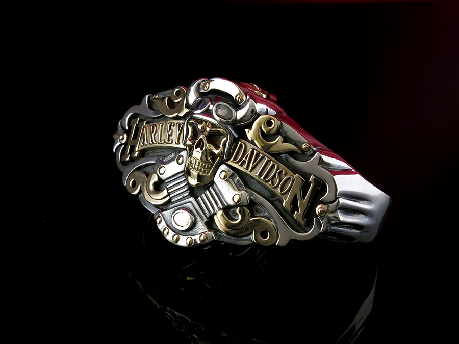 Перстень "Harley Davidson"